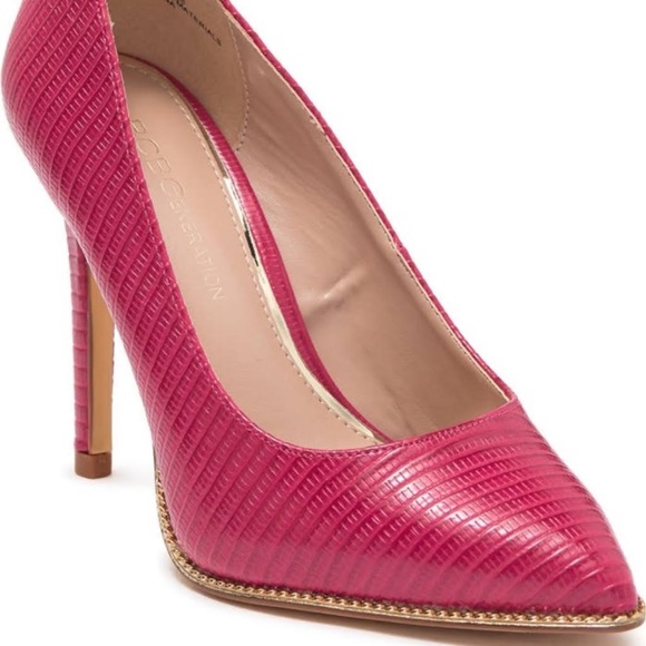 BCBG GENERATION HALLIX FLAMINGO PINK PUMPS - Picture 3 of 16